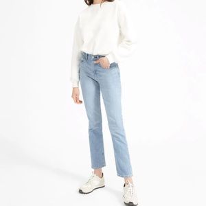 Everlane Cheeky High Waist Straight Jeans 28 R